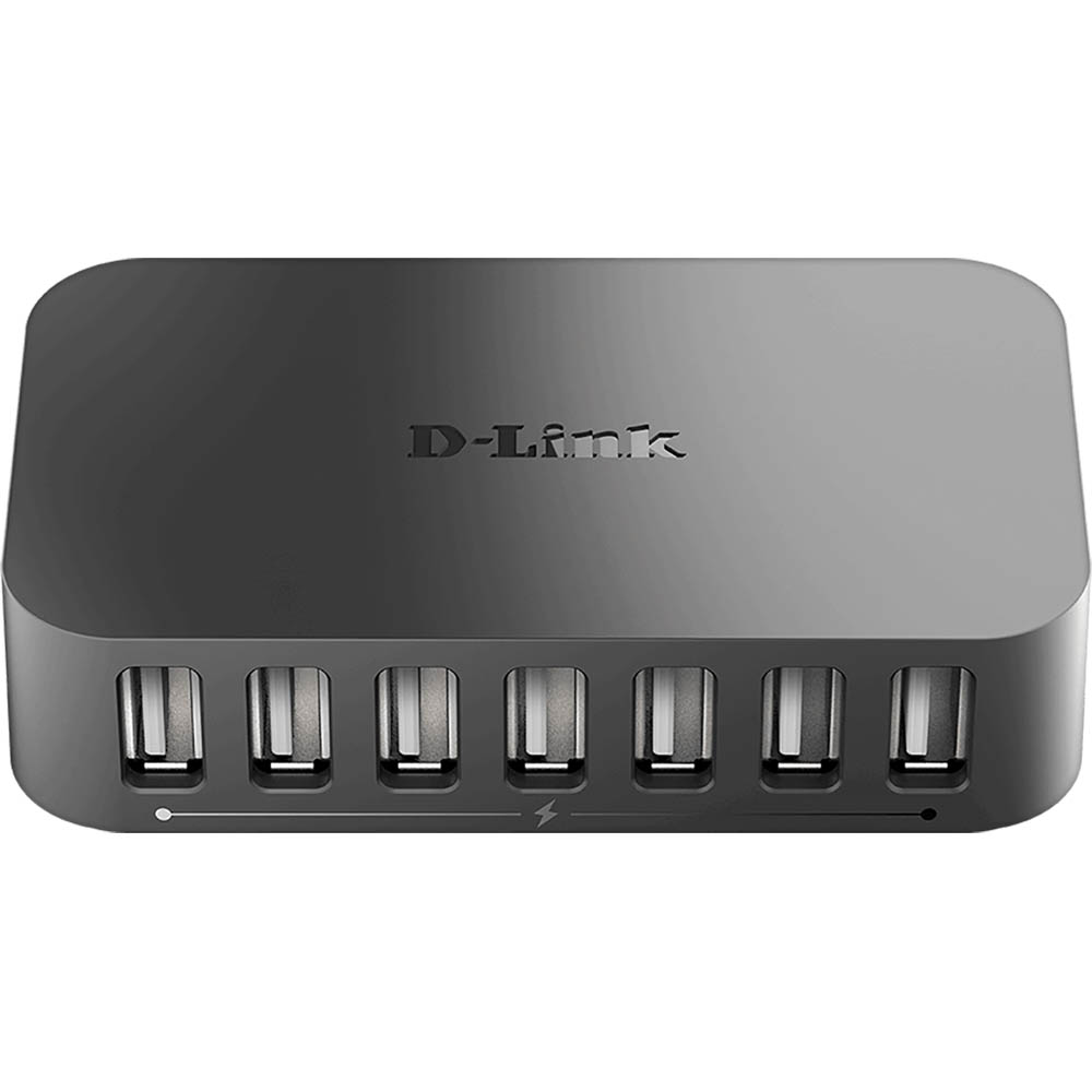 Image for D-LINK DUB-H7 POWERED 7-PORT HUB USB-A 2.0 BLACK from Ross Office Supplies Office Products Depot