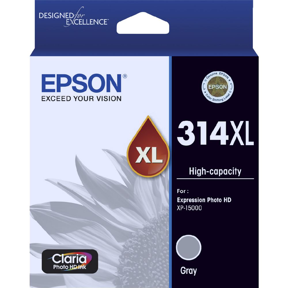 Image for EPSON 314 INK CARTRIDGE HIGH YIELD GREY from MOE Office Products Depot Mackay & Whitsundays