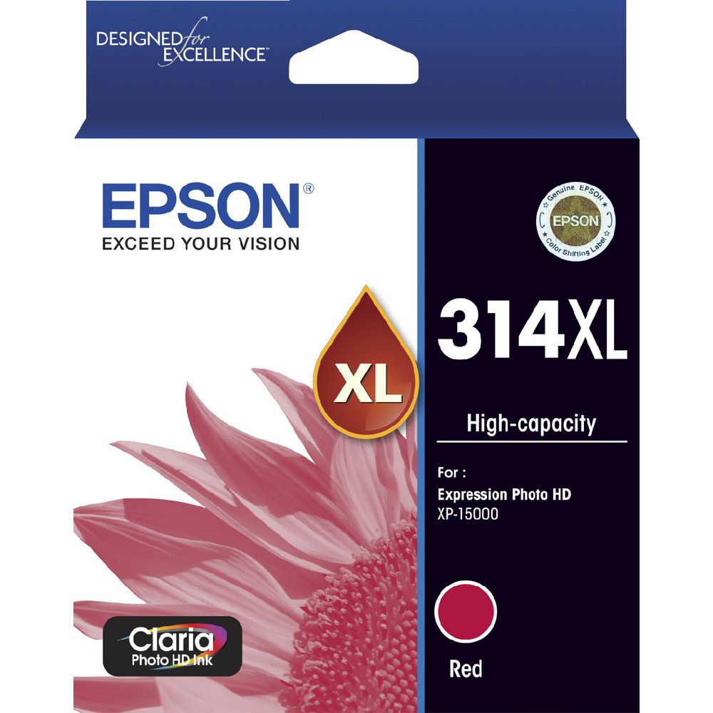 Image for EPSON 314 INK CARTRIDGE HIGH YIELD RED from Office Products Depot