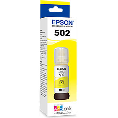 Image for EPSON T502 ECOTANK INK BOTTLE YELLOW from MOE Office Products Depot Mackay & Whitsundays