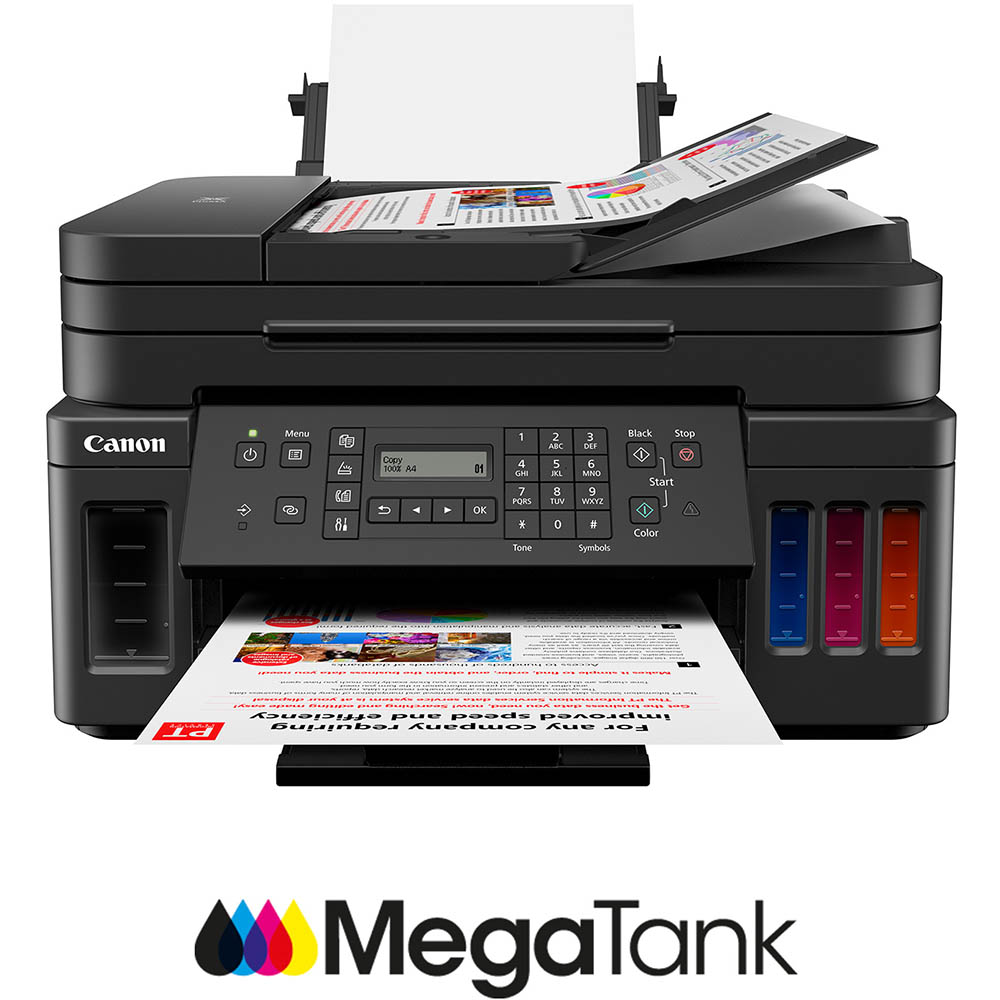 Image for CANON G7065 PIXMA MEGATANK WIRELESS MULTIFUNCTION INKJET PRINTER A4 from Office Products Depot Gold Coast