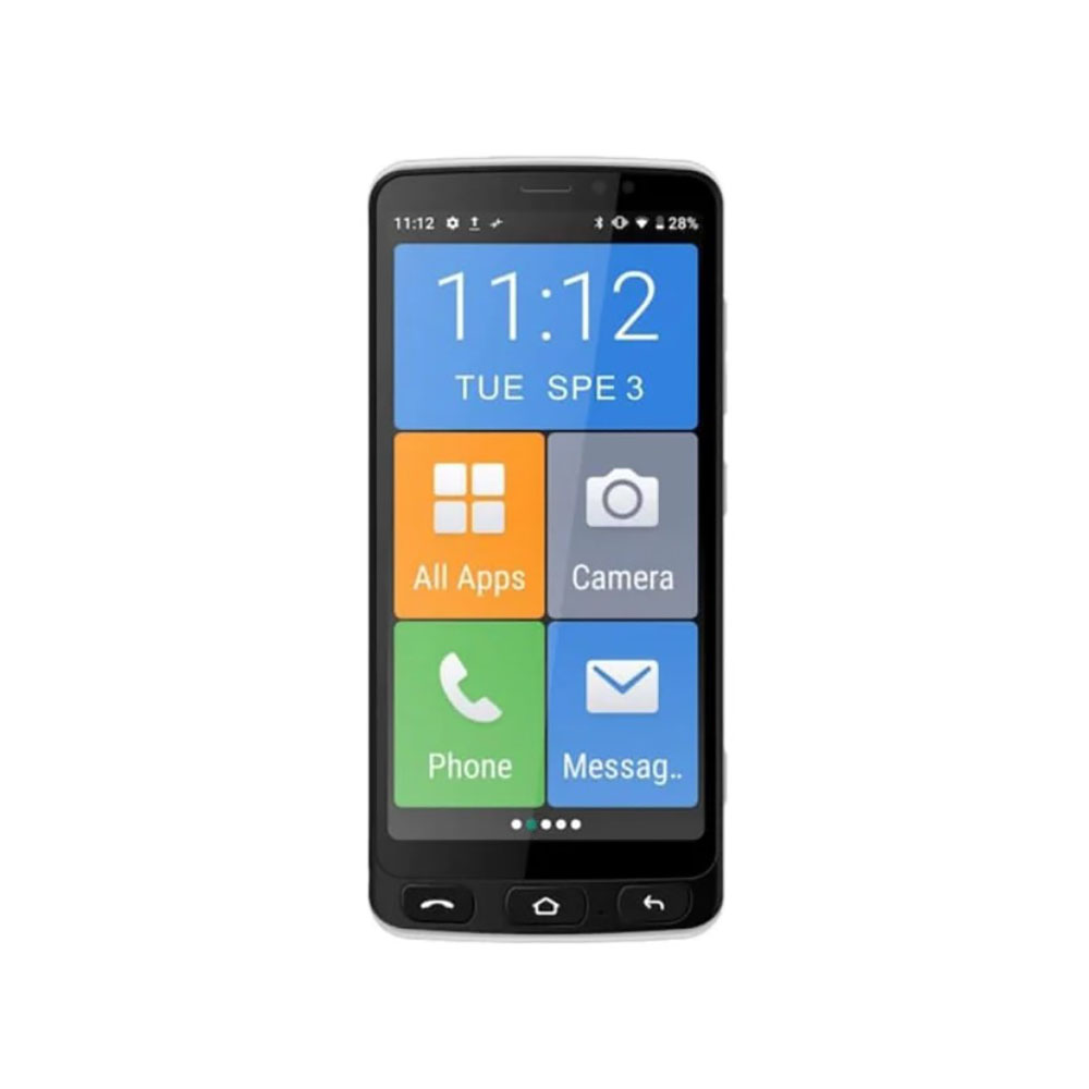 Image for IQU SMARTEASY PHONE Q50 SENIORS 16GB 5.5 INCHES BLACK from MOE Office Products Depot Mackay & Whitsundays
