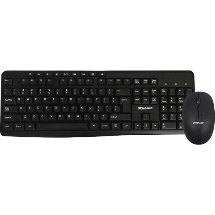 Image for DYNAMIC TECHNOLOGY KM1918 WIRELESS KEYBOARD AND MOUSE COMBO BLACK from MOE Office Products Depot Mackay & Whitsundays