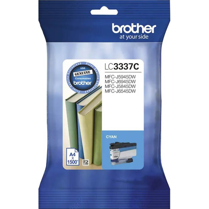 Image for BROTHER LC3337 INK CARTRIDGE CYAN from MOE Office Products Depot Mackay & Whitsundays