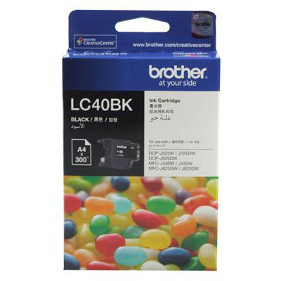 Image for BROTHER LC40BK INK CARTRIDGE BLACK from MOE Office Products Depot Mackay & Whitsundays