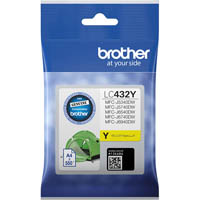 brother lc432 ink cartridge yellow
