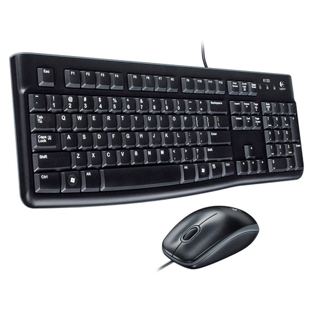 Image for LOGITECH MK120 WIRED KEYBOARD AND MOUSE COMBO BLACK from Total Supplies Pty Ltd