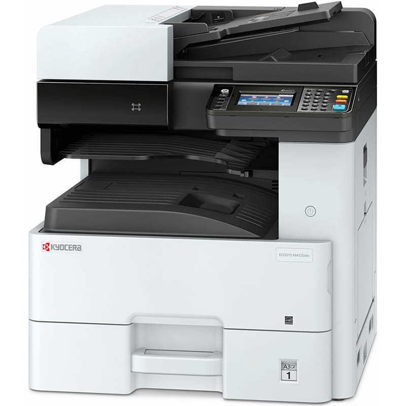 Image for KYOCERA M4125IDN ECOSYS MULTIFUNCTION MONO LASER PRINTER A3 from Office Products Depot