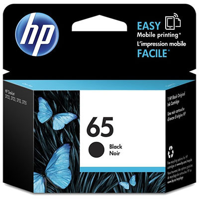 Image for HP N9K02AA 65 INK CARTRIDGE BLACK from Total Supplies Pty Ltd