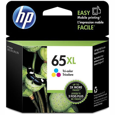 Image for HP N9K03AA 65XL INK CARTRIDGE HIGH YIELD COLOUR from Albany Office Products Depot
