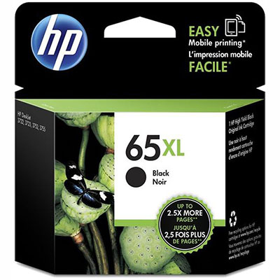 Image for HP N9K04AA 65XL INK CARTRIDGE HIGH YIELD BLACK from Total Supplies Pty Ltd