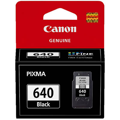 Image for CANON PG640 INK CARTRIDGE BLACK from Total Supplies Pty Ltd