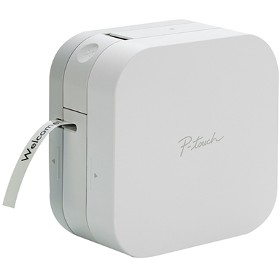 Image for BROTHER PT-P300BT P-TOUCH CUBE BLUETOOTH LABEL PRINTER WHITE from Total Supplies Pty Ltd