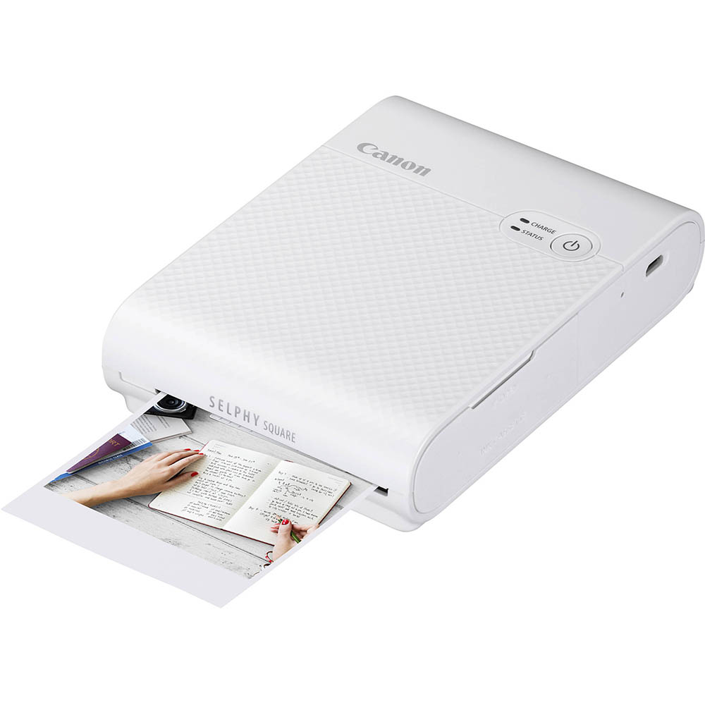 Image for CANON QX10 SELPHY SQUARE PORTABLE PHOTO PRINTER WHITE from Office Products Depot
