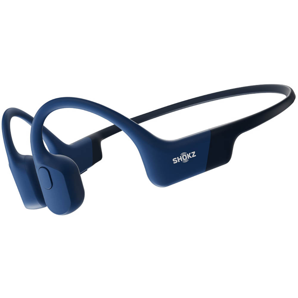 Image for SHOKZ OPENRUN WIRELESS BLUETOOTH BONE CONDUCTION HEADPHONES BLUE from Ross Office Supplies Office Products Depot