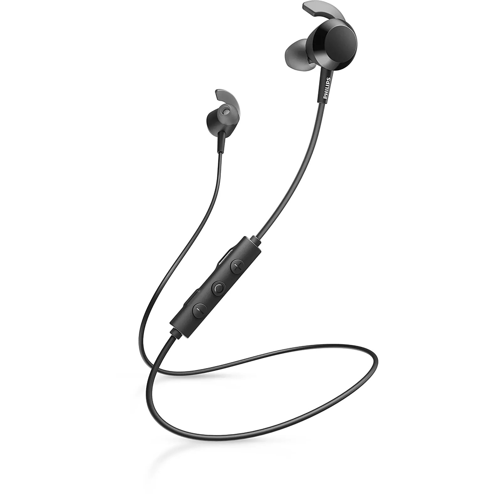 Image for PHILIPS IN-EAR BASS EARBUDS WIRELESS BLACK from Omni Plus