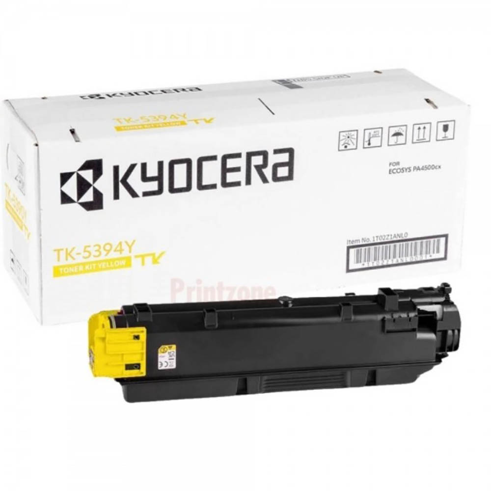 Image for KYOCERA TK-5394Y TONER CARTRIDGE YELLOW from MOE Office Products Depot Mackay & Whitsundays