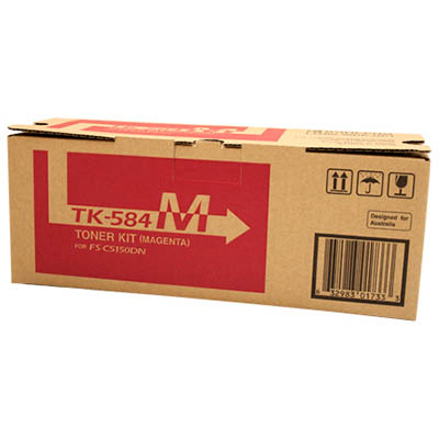 Image for KYOCERA TK584M TONER CARTRIDGE MAGENTA from Ross Office Supplies Office Products Depot
