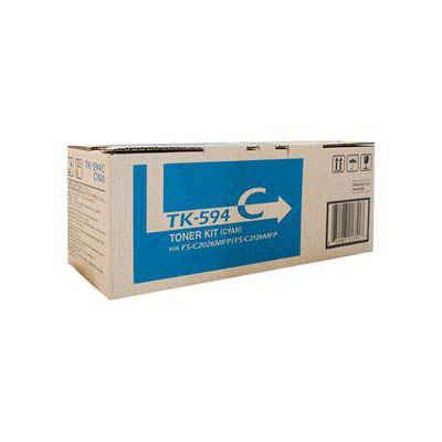 Image for KYOCERA TK594C TONER CARTRIDGE CYAN from Ross Office Supplies Office Products Depot