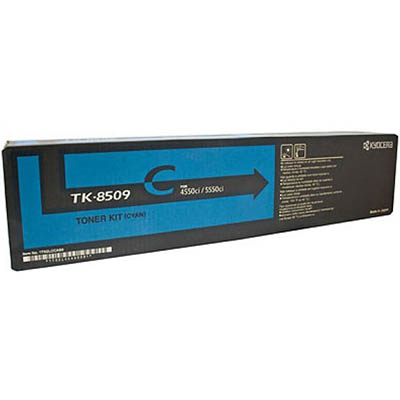 Image for KYOCERA TK8509C TONER CARTRIDGE CYAN from Ross Office Supplies Office Products Depot