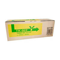 kyocera tk869y toner cartridge yellow