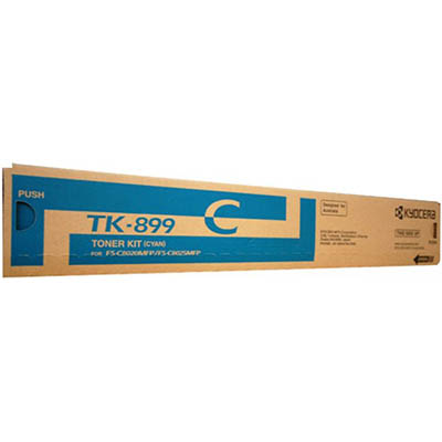 Image for KYOCERA TK899C TONER CARTRIDGE CYAN from Ross Office Supplies Office Products Depot