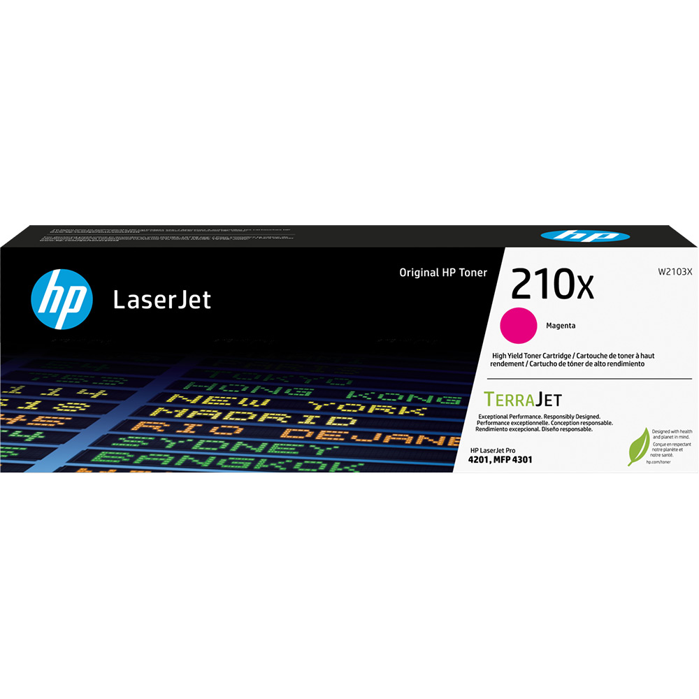 Image for HP W2103X 210X TONER CARTRIDGE HIGH YIELD MAGENTA from Ross Office Supplies Office Products Depot