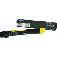 lexmark x950x2yg toner cartridge yellow