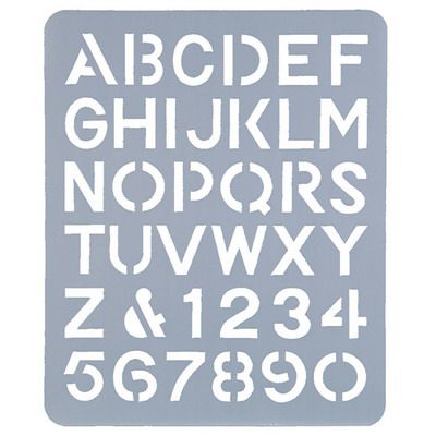 Image for ESSELTE LETTER STENCIL 51MM from Office Products Depot Gold Coast