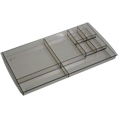 Image for ESSELTE NOUVEAU DRAWER TIDY SMOKE from Total Supplies Pty Ltd