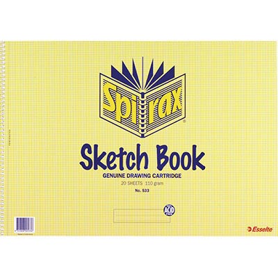 Image for SPIRAX 533 SKETCH BOOK SPIRAL BOUND 40 PAGE A3 from Total Supplies Pty Ltd