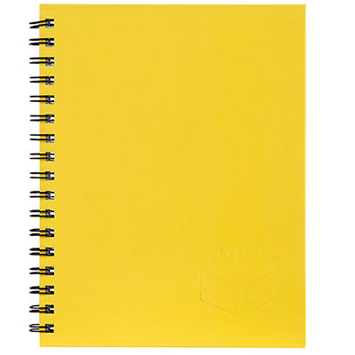 Image for SPIRAX 512 NOTEBOOK 7MM RULED HARD COVER SPIRAL BOUND A4 200 PAGE YELLOW from Office Products Depot