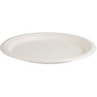 envirochoice plate round natural fibre 225mm pack 25