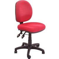 rapidline operator chair medium back 3 lever red
