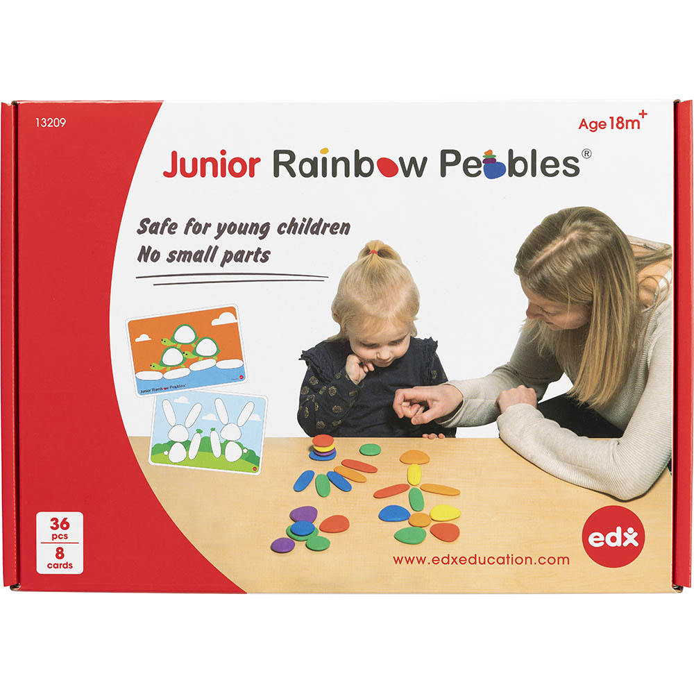 Image for EDX RAINBOW JUNIOR PEBBLES EARLY CONSTRUCTION SET from MOE Office Products Depot Mackay & Whitsundays