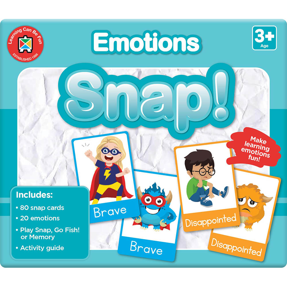 Image for LEARNING CAN BE FUN SNAP CARDS EMOTIONS from Albany Office Products Depot