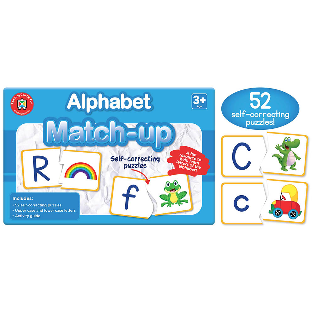 Image for LEARNING CAN BE FUN ALPHABET MATCH UP from Office Products Depot Gold Coast