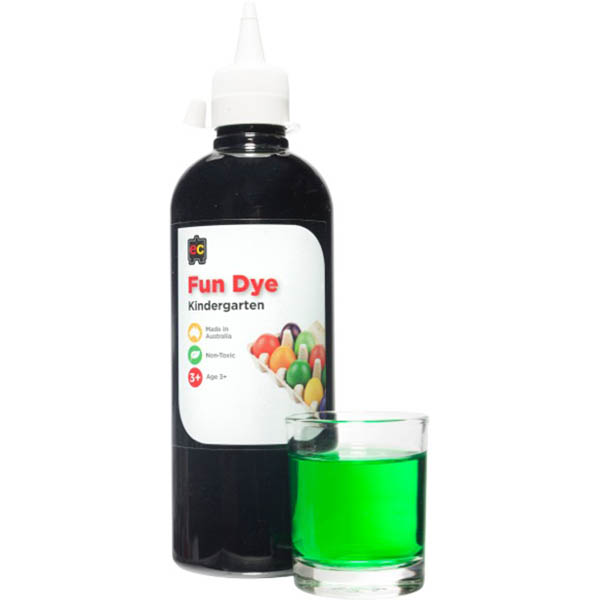 Image for EDUCATIONAL COLOURS KINDERGARTEN FUN DYE 500ML BRILLIANT GREEN from Total Supplies Pty Ltd