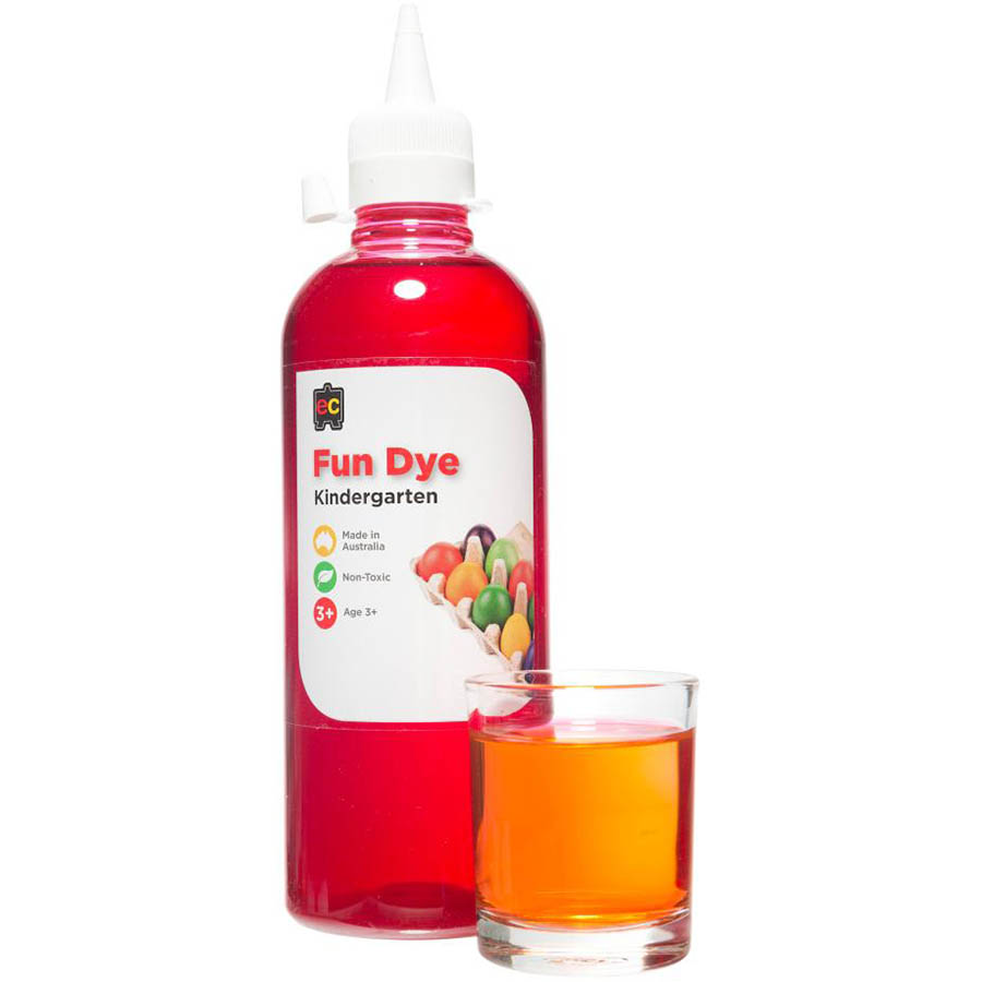 Image for EDUCATIONAL COLOURS KINDERGARTEN FUN DYE 500ML PINK from Total Supplies Pty Ltd