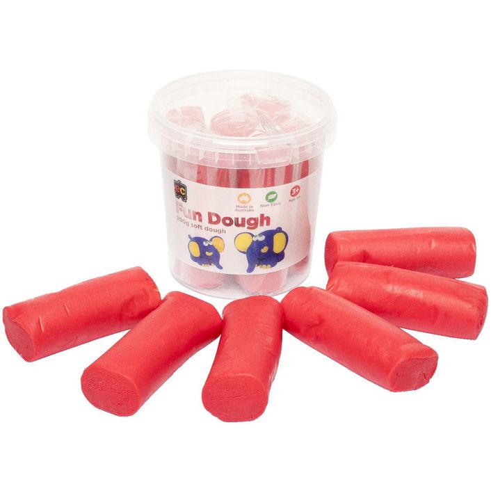 Image for EDUCATIONAL COLOURS FUN DOUGH 900G RED from Ross Office Supplies Office Products Depot