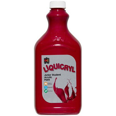 Image for EDUCATIONAL COLOURS LIQUICRYL JUNIOR STUDENT PAINT 2 LITRE MAGENTA from Total Supplies Pty Ltd