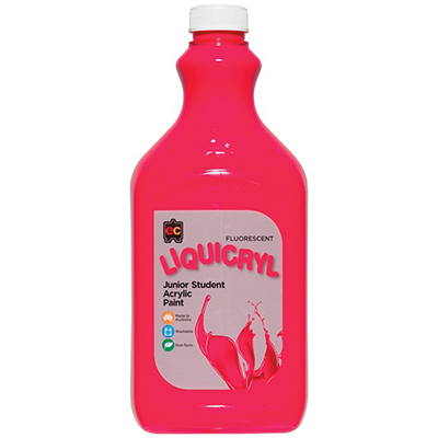Image for EDUCATIONAL COLOURS LIQUICRYL JUNIOR STUDENT PAINT 2 LITRE PINK from Albany Office Products Depot