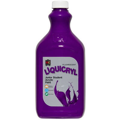 Image for EDUCATIONAL COLOURS LIQUICRYL JUNIOR STUDENT PAINT 2 LITRE PURPLE from Margaret River Office Products Depot