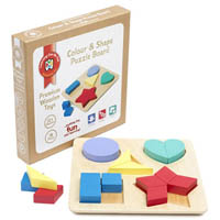 educational colours colour and shape puzzle board