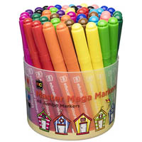 educational colours master mega markers tub 48