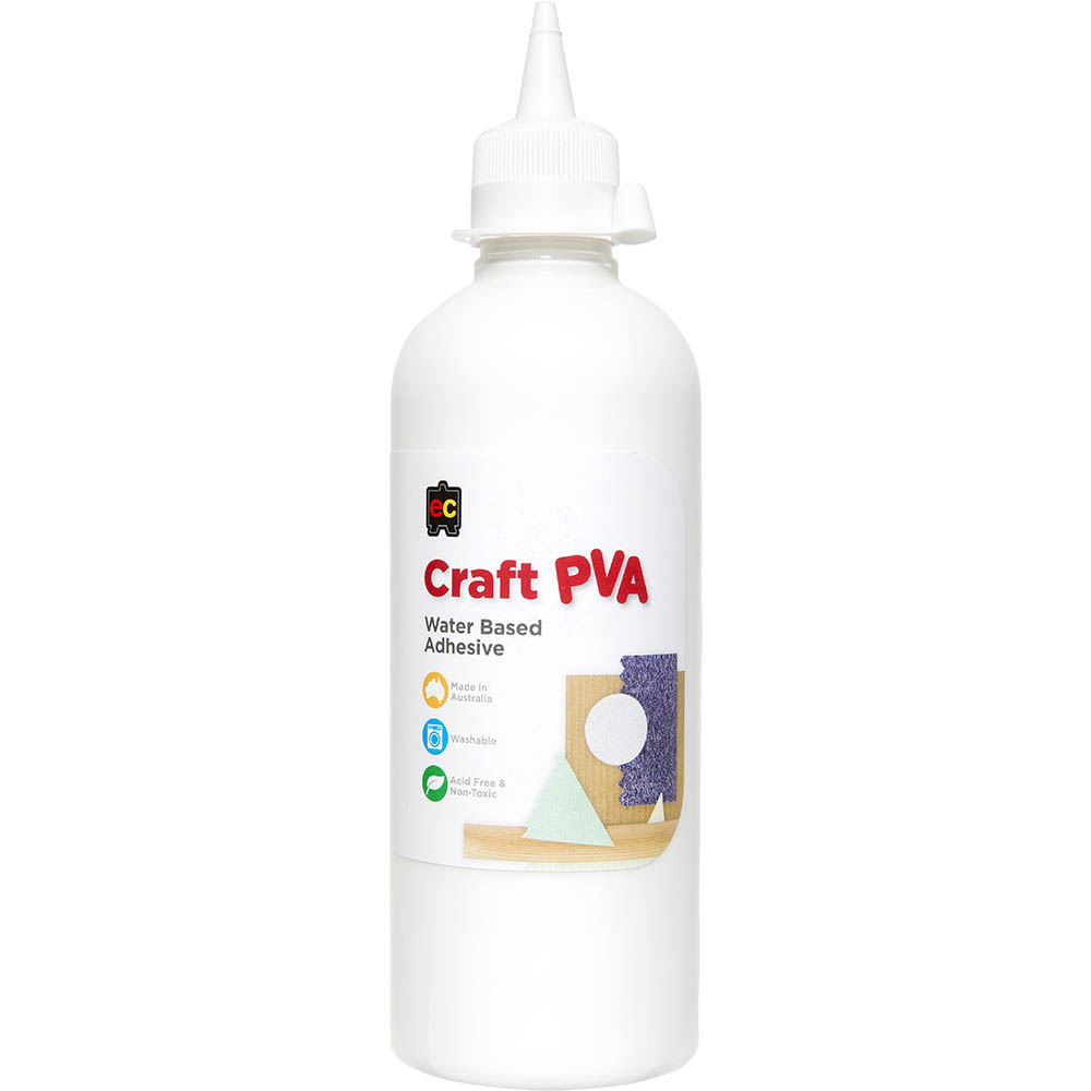 Image for EDUCATIONAL COLOURS CRAFT PVA GLUE 500ML from Albany Office Products Depot