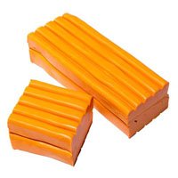 educational colours modelling clay 500g orange