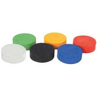 educational colours temperablock disc assorted pack 6