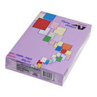 flying colours coloured a4 copy paper 80gsm taro mauve pack 500 sheets