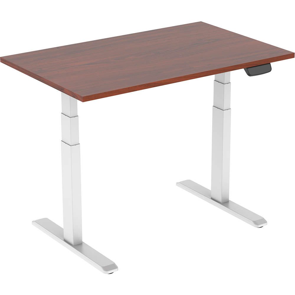 Image for ERGOVIDA EED-623D ELECTRIC SIT-STAND DESK 1500 X 750MM WHITE/DARK WALNUT from Office Products Depot